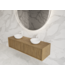 Wastafelmeubel 140cm Castle Brown⎢Gliss Heronimus⎢1 of 2 softclose lades