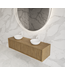 Wastafelmeubel 140cm Castle Brown⎢Gliss Heronimus⎢1 of 2 softclose lades