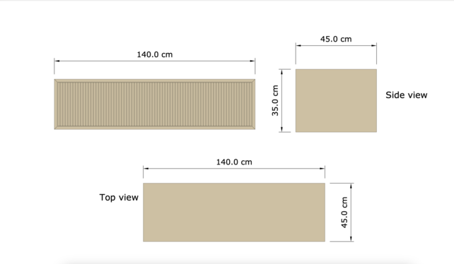 Wastafelmeubel 140cm Pure⎢Gliss Heronimus⎢1 of 2 softclose lades