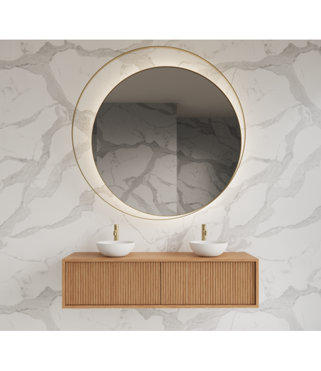 GLISS DESIGN Wastafelmeubel 140cm Pure⎢Gliss Heronimus⎢1 of 2 softclose lades