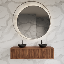 Wastafelmeubel 140cm Walnut⎢Gliss Heronimus⎢1 of 2 softclose lades