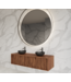 GLISS DESIGN Wastafelmeubel 140cm Walnut⎢Gliss Heronimus⎢1 of 2 softclose lades