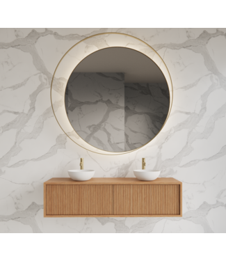 GLISS DESIGN Wastafelmeubel 160cm Pure⎢Gliss Heronimus⎢2 softclose lades