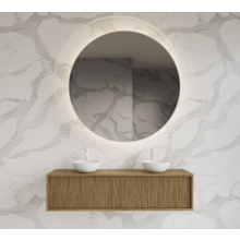 Wastafelmeubel 160cm Castle Brown⎢Gliss Heronimus⎢2 softclose lades