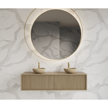 Wastafelmeubel 160cm Corn Silk⎢Gliss Heronimus⎢2 softclose lades