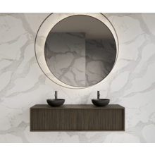 Wastafelmeubel 160cm Charcoal⎢Gliss Heronimus⎢2 softclose lades