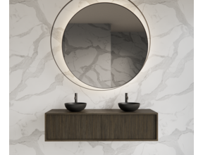 Wastafelmeubel 160cm Charcoal⎢Gliss Heronimus⎢2 softclose lades