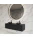 Wastafelmeubel 160cm Black Veneer⎢Gliss Heronimus⎢2 softclose lades