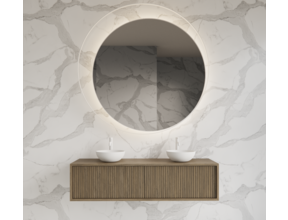 Wastafelmeubel 160cm Ash Gray⎢Gliss Heronimus⎢2 softclose lades