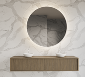 Wastafelmeubel 180cm Ash Gray⎢Gliss Heronimus⎢2 softclose lades