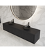 Wastafelmeubel 180cm Black Veneer⎢Gliss Heronimus⎢2 softclose lades