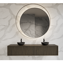 Wastafelmeubel 180cm Charcoal⎢Gliss Heronimus⎢2 softclose lades