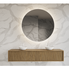 Wastafelmeubel 180cm Castle Brown⎢Gliss Heronimus⎢2 softclose lades