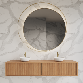 Wastafelmeubel 180cm Pure⎢Gliss Heronimus⎢2 softclose lades