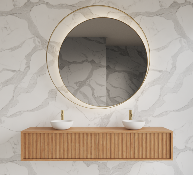 Wastafelmeubel 180cm Pure⎢Gliss Heronimus⎢2 softclose lades Wastafelmeubel 180cm Pure⎢Gliss Heronimus⎢2 softclose lades