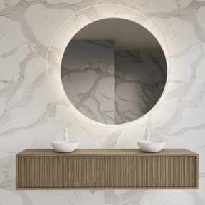 Wastafelmeubel 200cm Ash Gray⎢Gliss Heronimus⎢2 softclose lades