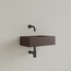 GLISS DESIGN Fontein Toilet Mat Choco Bruin⎢Zonder Kraangat⎢Gliss Design Freya 40x22x10cm