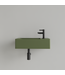 Fontein Toilet Mat Olijf Groen⎢met kraangat L/R⎢Gliss Design Freya 40x22x10cm