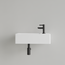 GLISS DESIGN Fontein Toilet Mat Wit⎢met kraangat L/R⎢Gliss Design Freya 40x22x10cm