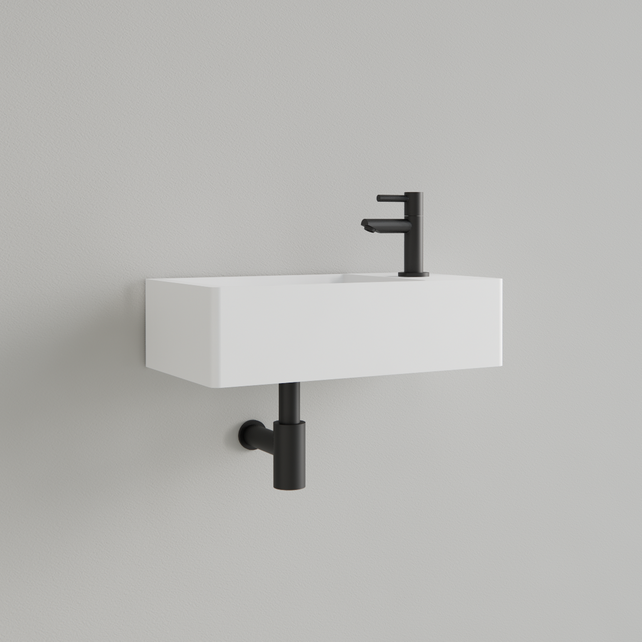 Fontein Toilet Glans Wit⎢met kraangat L/R⎢Gliss Design Freya 40x22x10cm Fontein Toilet Glans Wit⎢met kraangat L/R⎢Gliss Design Freya 40x22x10cm