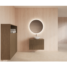 Wastafelonderkast 60cm Ash Gray⎢Gliss Hybris⎢2 softclose lades