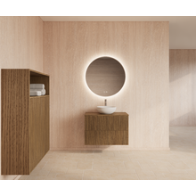 Wastafelonderkast 60cm Castle Brown⎢Gliss Hybris⎢2 softclose lades