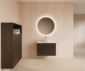 Wastafelonderkast 60cm Charcoal⎢Gliss Hybris⎢2 softclose lades Wastafelonderkast 60cm Charcoal⎢Gliss Hybris⎢2 softclose lades