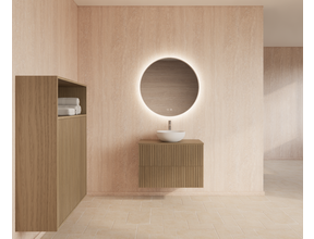 Wastafelonderkast 60cm Corn Silk⎢Gliss Hybris⎢2 softclose lades