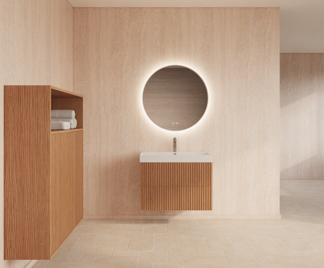 Wastafelonderkast 60cm Pure⎢Gliss Hybris⎢2 softclose lades