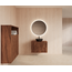 GLISS DESIGN Wastafelonderkast 60cm Walnut⎢Gliss Hybris⎢2 softclose lades