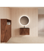 Wastafelonderkast 60cm Walnut⎢Gliss Hybris⎢2 softclose lades