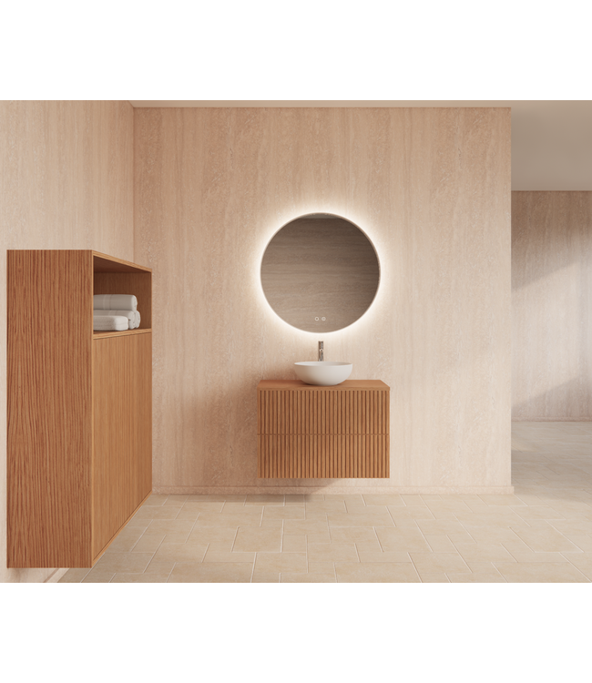 Wastafelonderkast 70cm Pure⎢Gliss Hybris⎢2 softclose lades