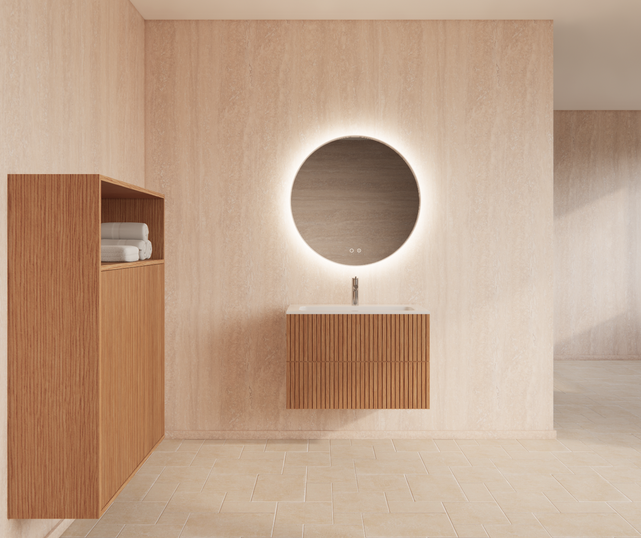 Wastafelonderkast 70cm Pure⎢Gliss Hybris⎢2 softclose lades