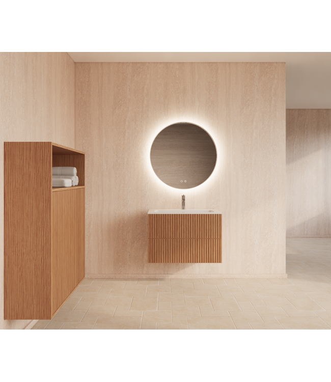 Wastafelonderkast 70cm Pure⎢Gliss Hybris⎢2 softclose lades