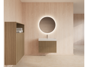 Wastafelonderkast 70cm Corn Silk⎢Gliss Hybris⎢2 softclose lades