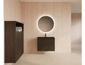 Wastafelonderkast 70cm Charcoal⎢Gliss Hybris⎢2 softclose lades