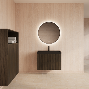 Wastafelonderkast 70cm Charcoal⎢Gliss Hybris⎢2 softclose lades