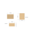 Wastafelonderkast 70cm Black Veneer⎢Gliss Hybris⎢2 softclose lades