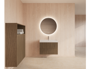 Wastafelonderkast 70cm Ash Gray⎢Gliss Hybris⎢2 softclose lades