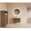 GLISS DESIGN Wastafelonderkast 80cm Ash Gray⎢Gliss Hybris⎢2 softclose lades