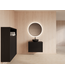 Wastafelonderkast 80cm Black Veneer⎢Gliss Hybris⎢2 softclose lades