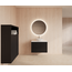 GLISS DESIGN Wastafelonderkast 80cm Black Veneer⎢Gliss Hybris⎢2 softclose lades