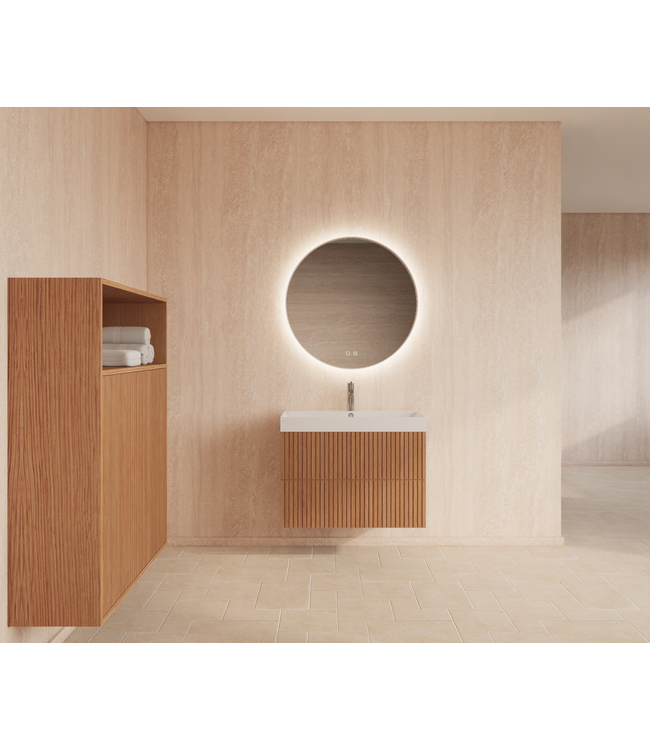 Wastafelonderkast 80cm Pure⎢Gliss Hybris⎢2 softclose lades