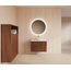 GLISS DESIGN Wastafelonderkast 80cm Walnut⎢Gliss Hybris⎢2 softclose lades