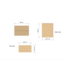 Wastafelonderkast 90cm Walnut⎢Gliss Hybris⎢2 softclose lades