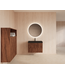 Wastafelonderkast 90cm Walnut⎢Gliss Hybris⎢2 softclose lades
