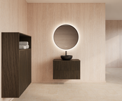 Wastafelonderkast 90cm Charcoal⎢Gliss Hybris⎢2 softclose lades Wastafelonderkast 90cm Charcoal⎢Gliss Hybris⎢2 softclose lades