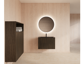 Wastafelonderkast 90cm Charcoal⎢Gliss Hybris⎢2 softclose lades