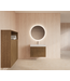 Wastafelonderkast 90cm Castle Brown⎢Gliss Hybris⎢2 softclose lades