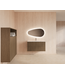 Wastafelonderkast 100cm Ash Gray⎢Gliss Hybris⎢2 softclose lades